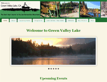 Tablet Screenshot of green-valley-lake.com